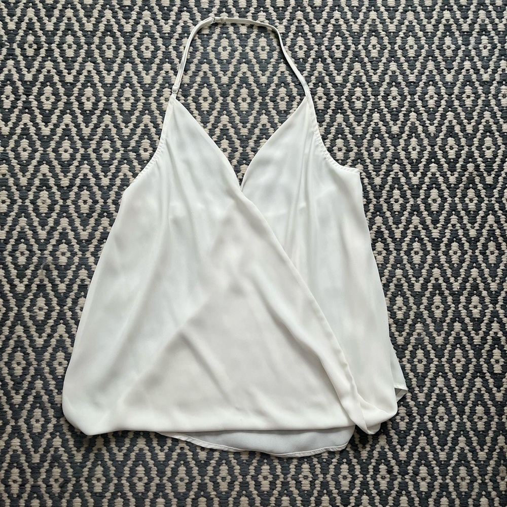 Eight Sixty White Halter Top